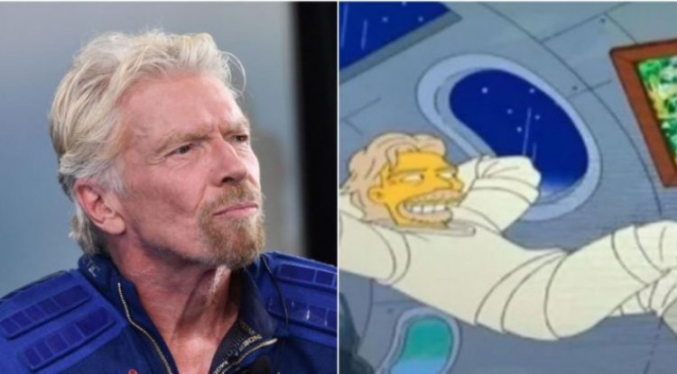 The clairvoyant Simpsons did it again! Back in 2014, they predicted Richard Branson's flight into space!