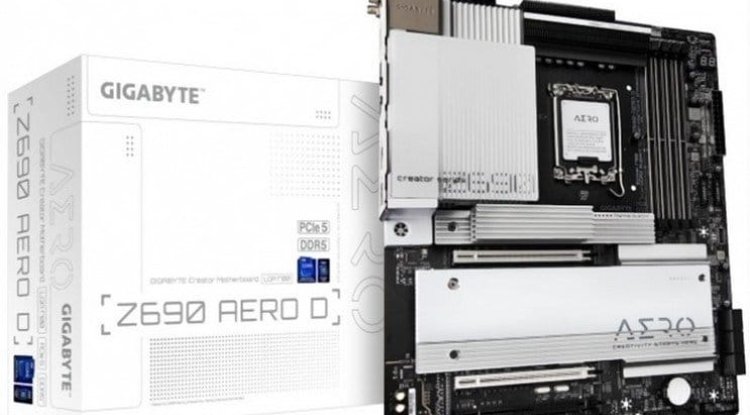 The Gigabyte Z690 AERO D combines functionality with superior aesthetics