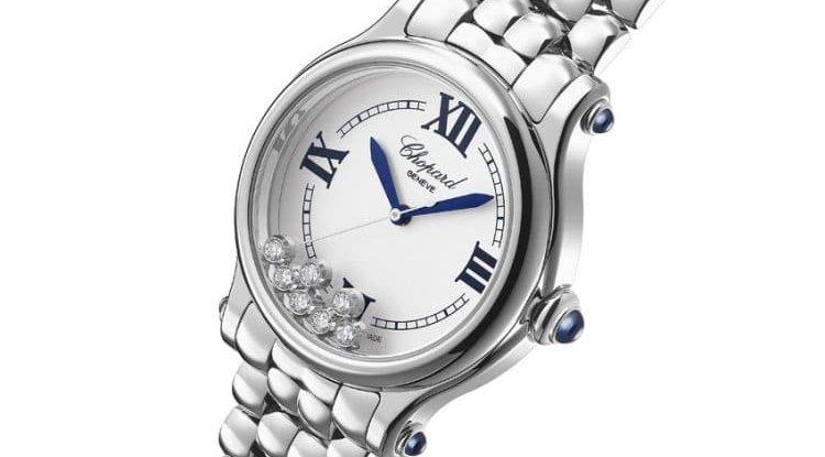 Chopard opts for the most luxurious happiness in a world of movement - make a woman in your life happy with the Happy Diamonds collection