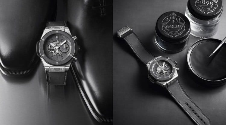 Hublot And Berluti Unveil The Big Bang Unico Berluti Aluminio