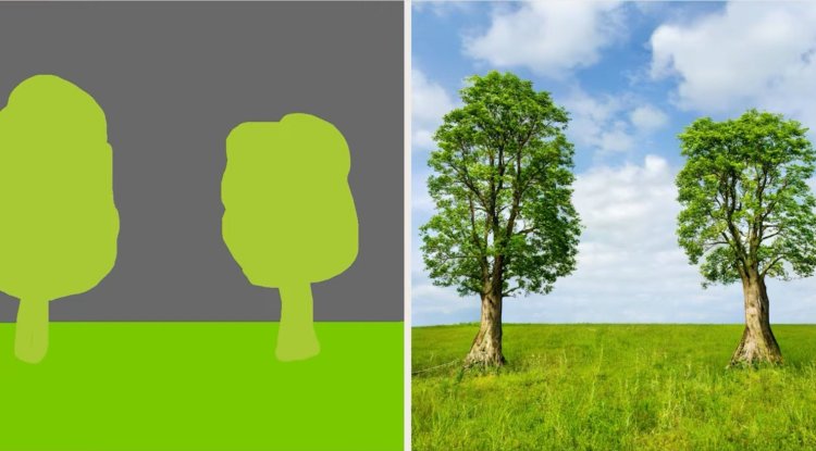 Impressive landscapes from text: Nvidia with the AI tool GauGAN 2