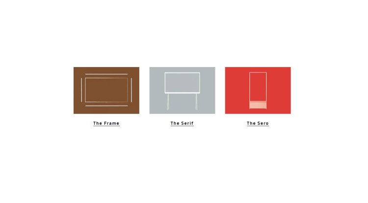 Samsung The Frame, The Sero and The Serif