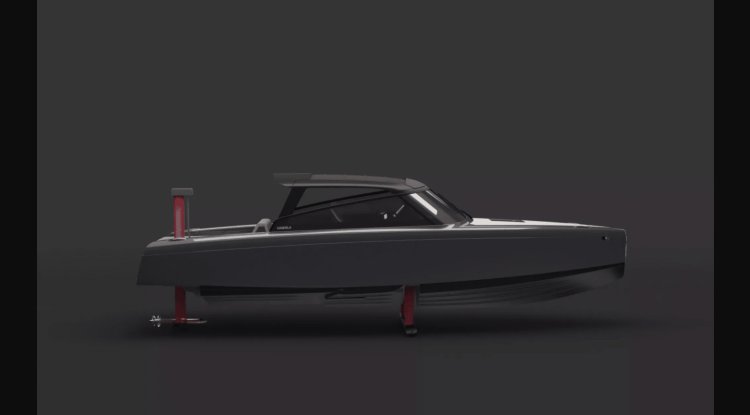 The electric "flying" ship Candela C-8