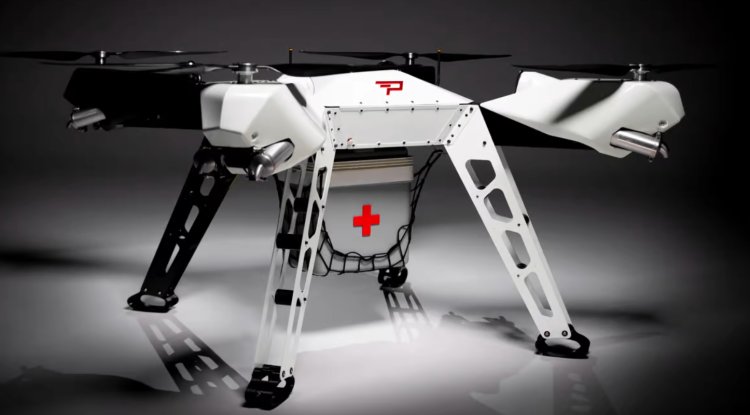 The Firefly drone can fly for up to 2 hours and carry 45 kg