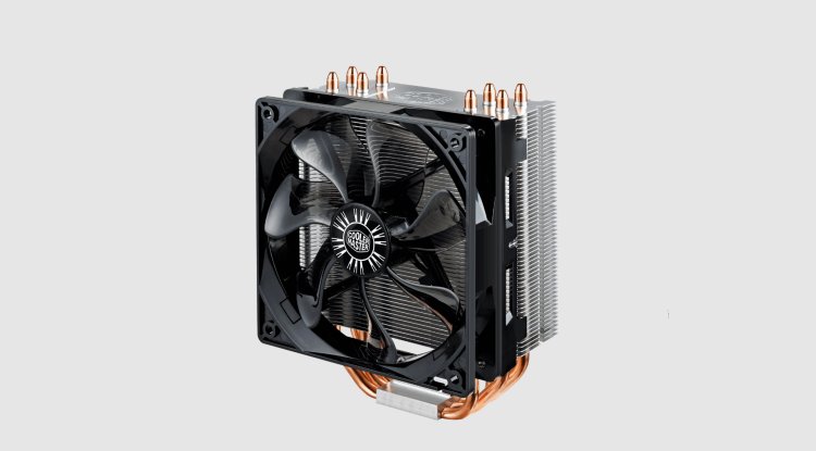 Cooler Master Hyper 212 in the new version. It looks great