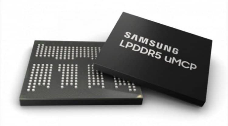 Samsung has created LPDDR5 uMCP, which stores RAM and flash on the same chip