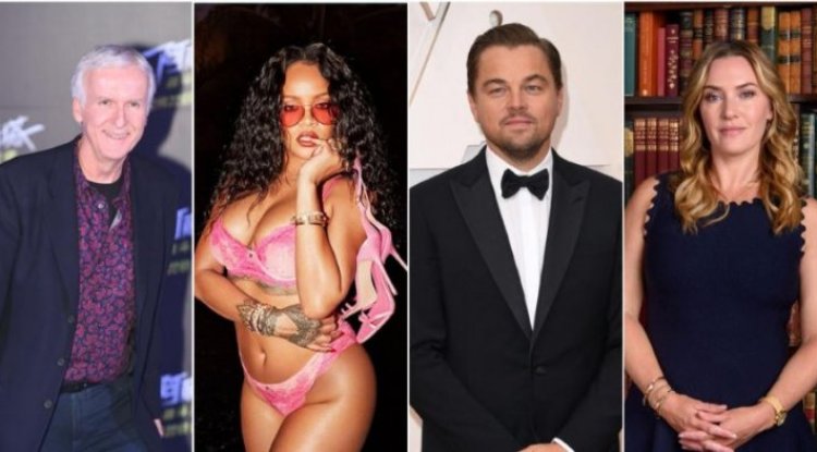 Space crowd: Rihanna, DiCaprio, Kate Winslet and James Cameron first on passenger list!