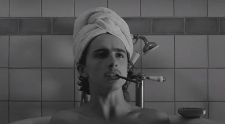 In a clip of Wes Anderson’s new film, Timothée Chalamet takes a bath. Watch the whole scene!