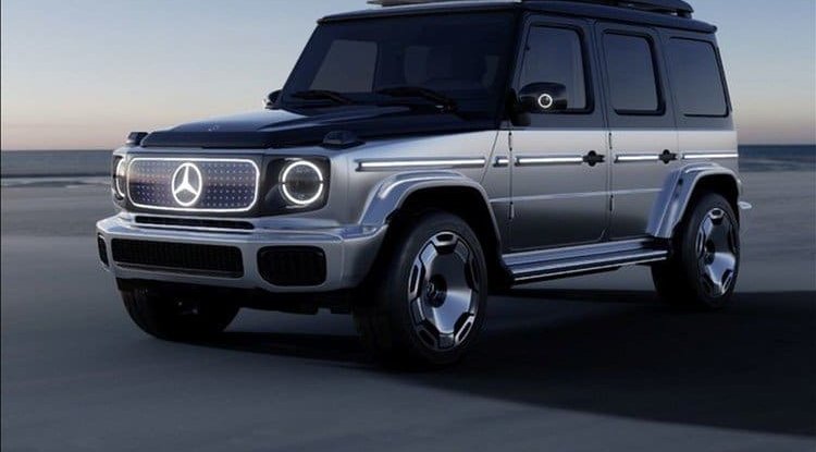 The iconic G-Class with electric drive: the Mercedes EQG concept