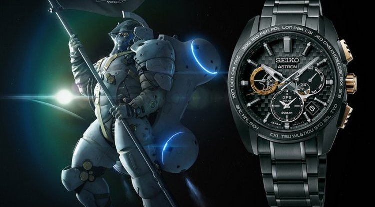 Kojima boasts the limited edition watch that Seiko designed for Kojima Productions