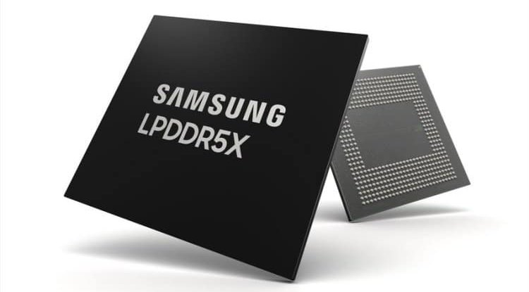Samsung developed the first LPDDR5X DRAM in the industry