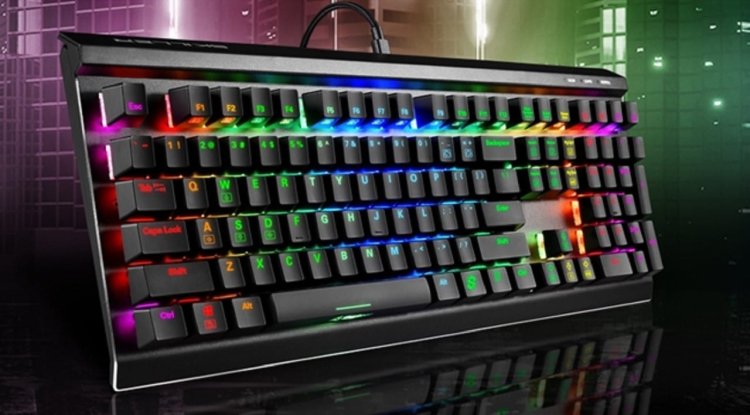 Gaming keyboard with Kalih-BOX switches
