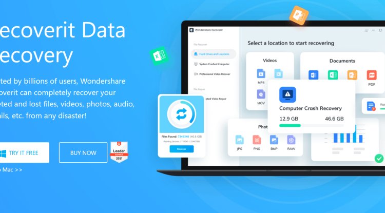 With Wondershare Recoverit recover your data
