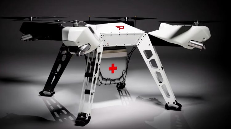 The Firefly drone can fly for up to 2 hours and carry 45 kg
