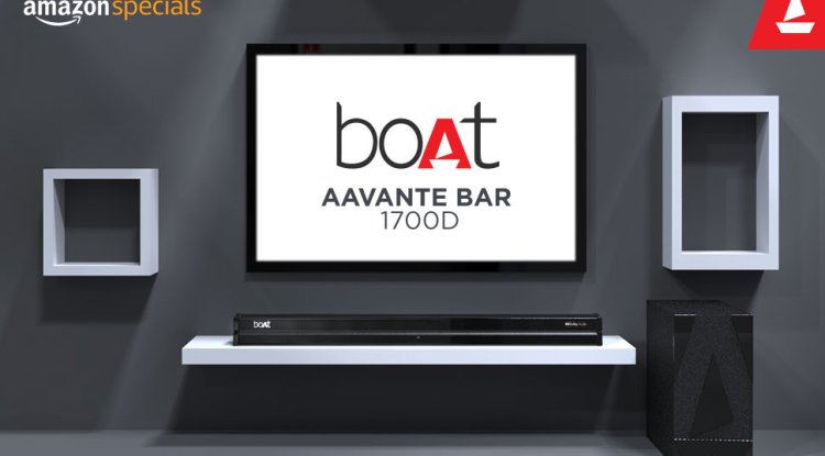 The boAt AAVANTE Bar 1700D Bluetooth Soundbar