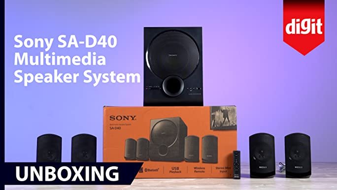 Sony SA-D40 4.1 Channel Multimedia Speaker System