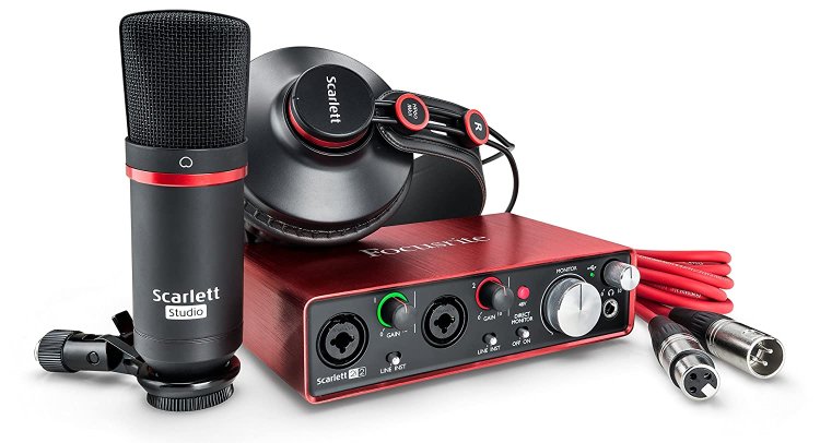 Focusrite Scarlett 2I2 Studio Bundle