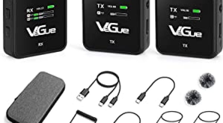VEGUE Wireless Lavalier Omnidirectional Microphone System
