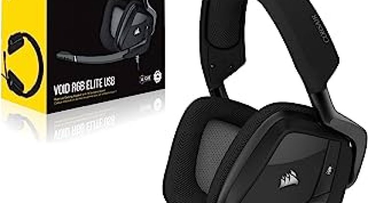 Corsair Void RGB Elite Wired USB Premium Gaming Over Ear Headphones