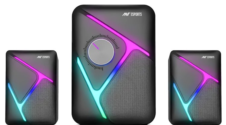 Ant Esports GS270 2.1 Channel RGB Stereo Gaming Speaker