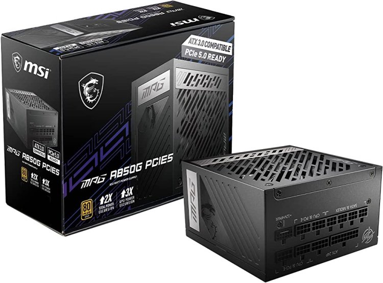 MSI MPG A850G PCIE5 Digital Gaming Power Supply Unit