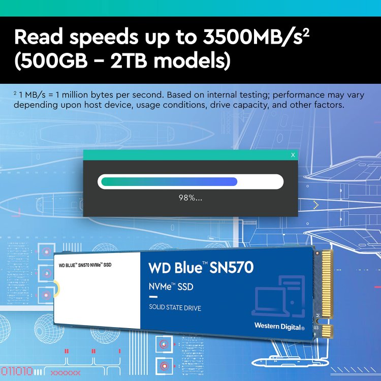 Western Digital WD Blue SN570 NVMe 500GB