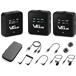 VEGUE Wireless Lavalier Omnidirectional Microphone System