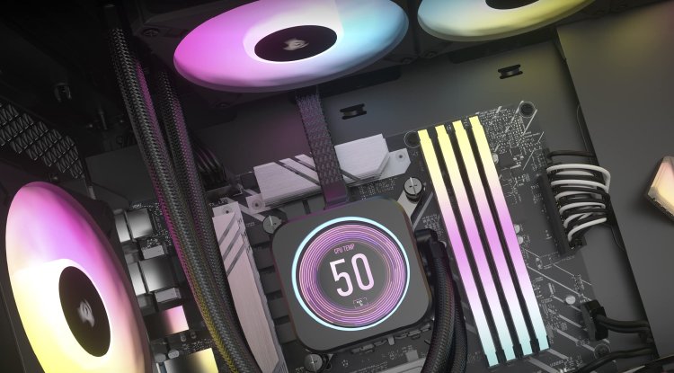 Corsair iCUE H150i Elite LCD XT Display 360mm RGB CPU Liquid Cooler