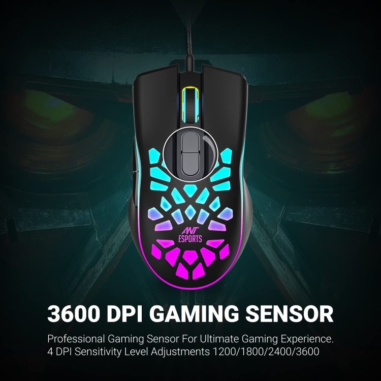 Ant Esports GM80 Wired Gaming Mouse