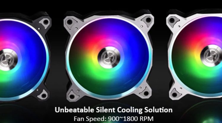 Lian Li Bora Digital Space Grey 120mm ARGB Cabinet Fan