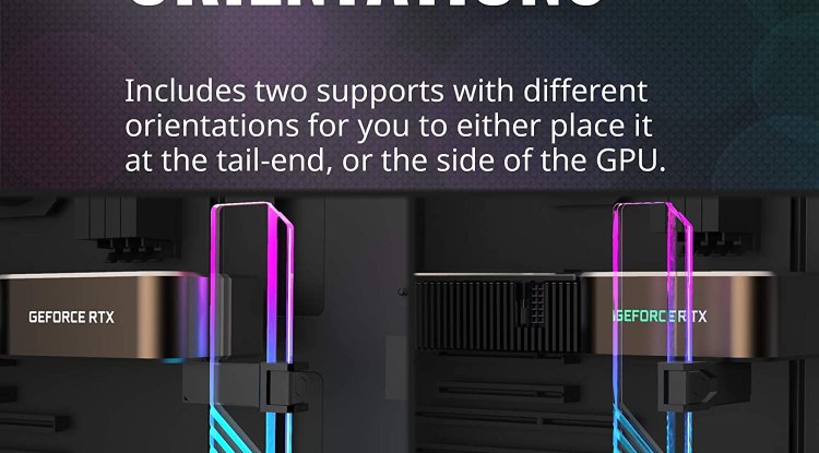 ARGB GPU Support Bracket: Enhancing Aesthetics and Stability in Gaming PCs