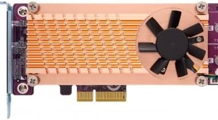 QNAP QM2-2P-244A Dual M.2 PCIe SSD Expansion Card