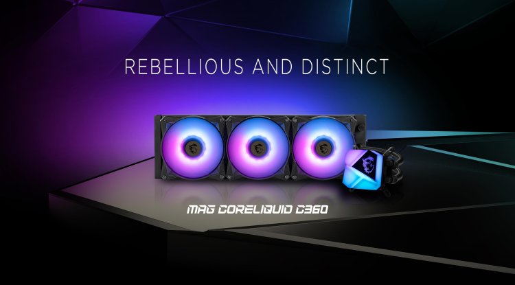 Msi Mag Coreliquid M360 ARGB 360mm CPU Liquid Cooler Black