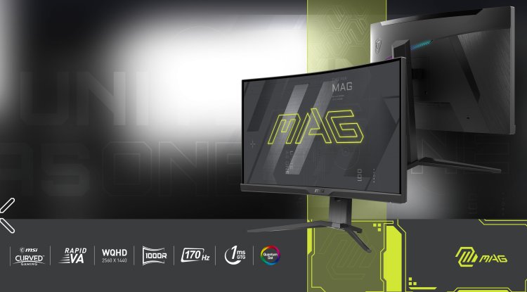 MSI MAG 275CQRF-QD 170Hz AdaptiveSync Curved 27in Monitor