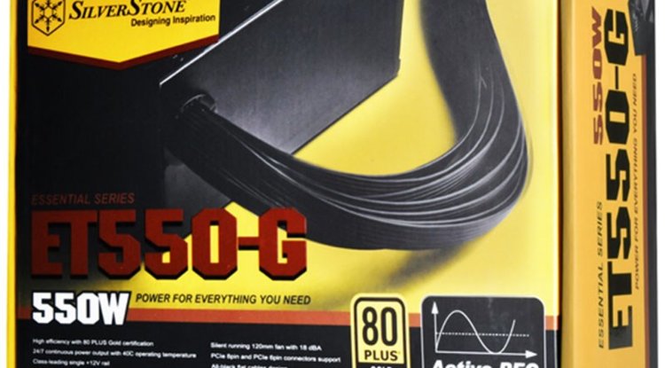 SilverStone Essential Gold 550W Power Supply V1.2