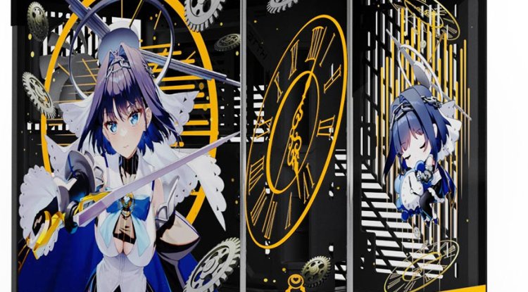 Hyte Y60 Tempered Glass Mid Tower Case Ouro Kronii Bundle