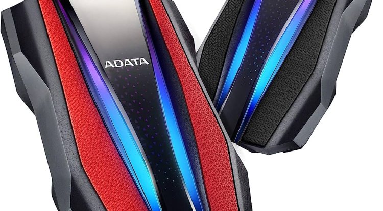 ADATA HD770G Rugged IP68 RGB 2TB External HDD Black