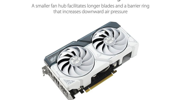 Asus Dual Rtx 4060 Oc White Edition 8Gb Gddr6 Graphics Card