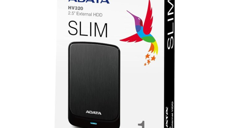 Adata HV320 1TB Black External Hard Drive