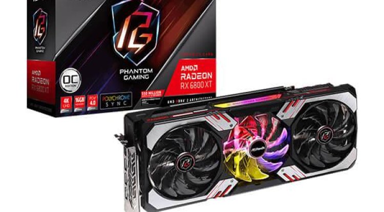 ASRock RX 6800 XT Phantom Gaming OC 16GB Graphics Card
