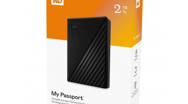 Western Digital My Passport 2TB Black External Hard Drive
