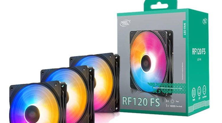Deepcool RF120 FS LED Cabinet Fan (Triple Pack)