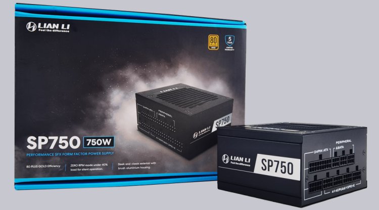 Lian Li SP750 SFX Gold 750W Modular Power Supply Black