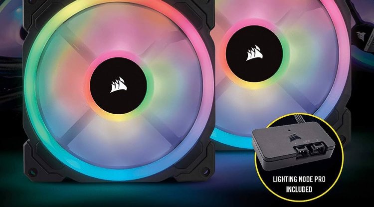 Corsair LL140 RGB 140mm Fans 2 Pack with Lighting Node Pro