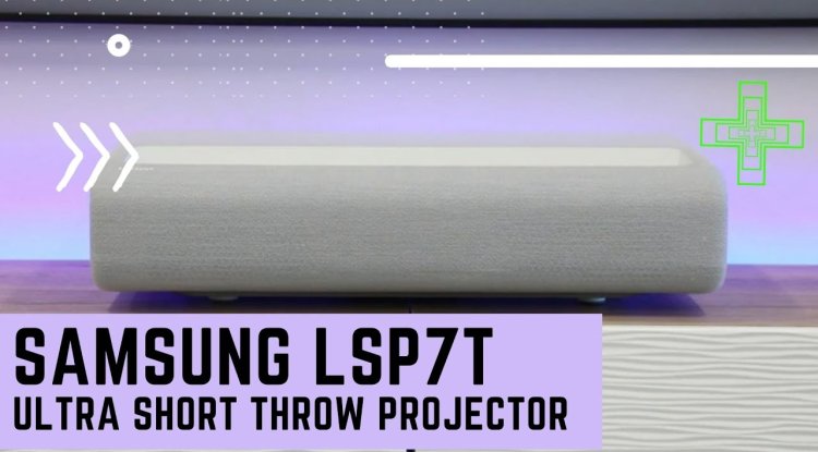 SAMSUNG 120 THE PREMIERE ULTRA SHORT THROW 4K UHD SMART SINGLE LASER PROJECTOR FOR HOME THEATER