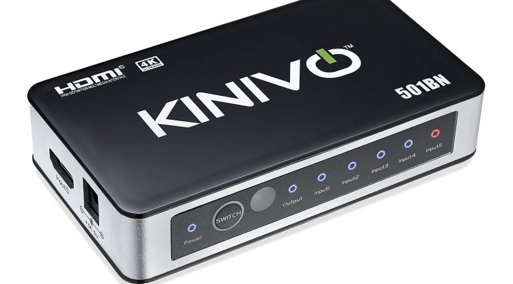 Kinivo 501BN 4K HDMI Switch with IR Wireless Remote