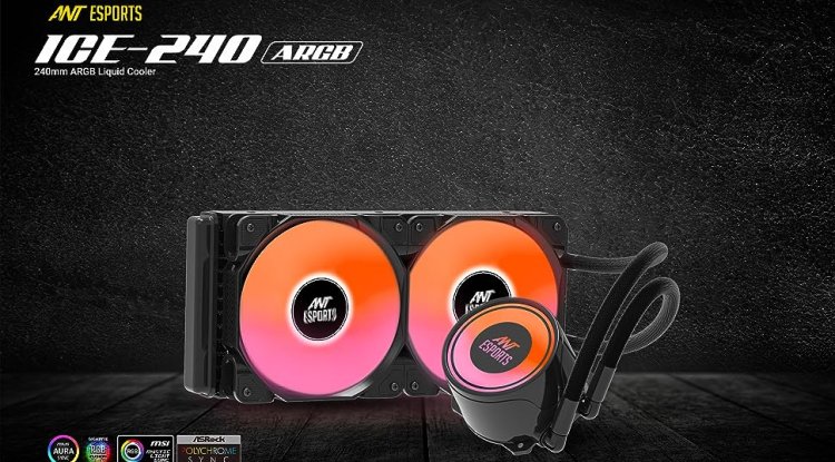 Ant Esports ICE-240 ARGB CPU Liquid Cooler