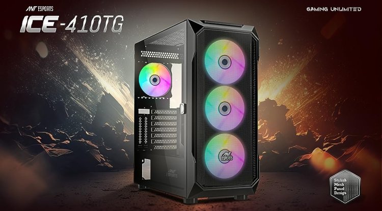 Ant Esports ICE-410TG Mid Tower Gaming Cabinet