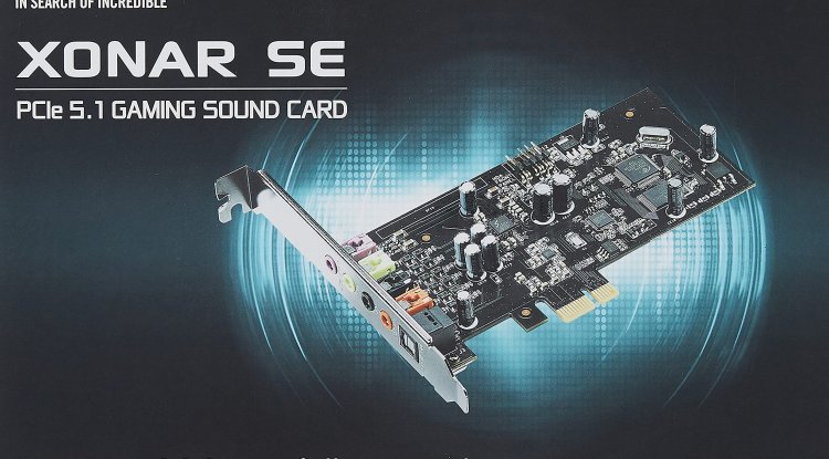 ASUS Xonar SE 5.1 PCIe Gaming Sound Card