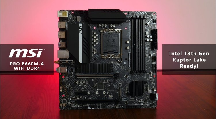 MSI Pro B660M-A Wi-Fi DDR4 Motherboard